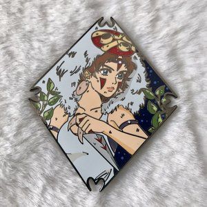 Studio Ghibli Princess Mononoke San Kassiearts Enamel Pin